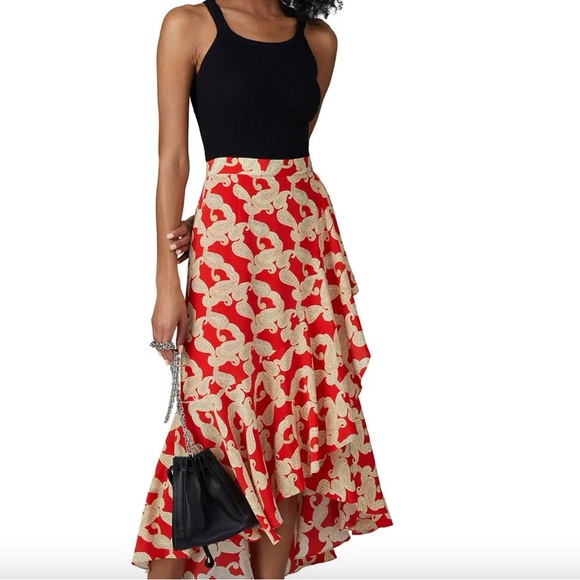 The Kooples red Jupe skirt - Picture 1 of 6